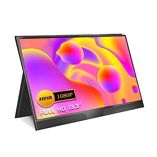 LHX 13,3-inch draagbare monitor, lijnmonitor for computernotebooks, minimonitor