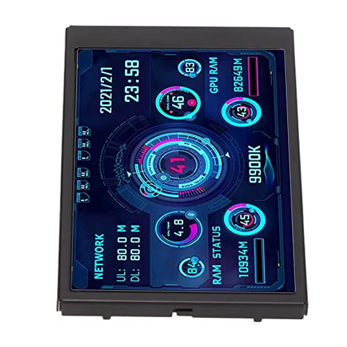 Akozon 3,5 Inch Ips USB Mini Sn AIDA64 Pc CPU RAM Data Monitor Pc Sensor Paneel Display Temperatuurmonitor Computer Temp Monitor Computer Monitor Temp Pc 5 Inch Ips U