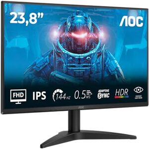 AOC 24B36X 24 Inch FHD Gaming Monitor, 144Hz, IPS, 0.5ms MPRT, Adaptieve Sync, HDR10, (1920x1080, HDMI 1x 1.4, DP 1x 1.4) Zwart AOC 24B36X 24 Inch FHD Gaming Monitor, 144Hz, IPS, 0.5ms MPRT, Adaptieve Sync, HDR10, (1920x1080, HDMI 1x 1.4, DP 1x 1.4) Zwart