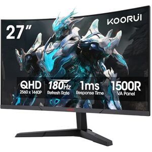 Koorui 27'' 1800r Gebogen Gaming Monitor - Monitor Koorui 27'' 1800r Gebogen Gaming Monitor - Monitor
