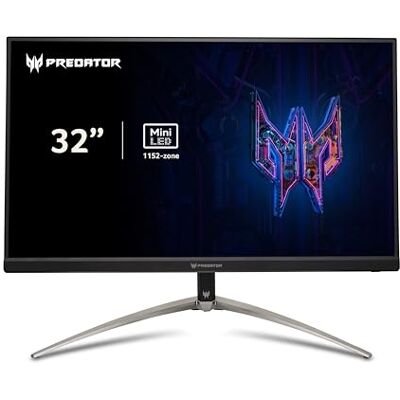Acer Predator X32QFS Gaming Monitor 31,5 inch (80 cm scherm) 4K (UHD), IPS, 150Hz, 1ms/0,5ms (GTG, Min.), DP 1.4, 2xHDMI 2.1, Type-C 65W, USB HUB, in hoogte verstelbaar, FreeSync Premium Pro Acer Predator X32QFS Gaming Monitor 31,5 inch (80 cm scherm) 4K (UHD), IPS, 150Hz, 1ms/0,5ms (GTG, Min.), DP 1.4, 2xHDMI 2.1, Type-C 65W, USB HUB, in hoogte verstelbaar, FreeSync Premium Pro