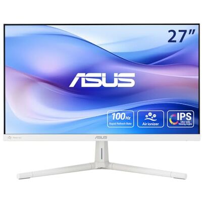 Asus VU279HFI-W Eye Care Monitor 27 inch Full HD (1920 x 1080), IPS, 100Hz, SmoothMotion, Adaptive Sync, Nano ION, Eye Care Plus-technologie, blauwlichtfilter, flikkervrij Asus VU279HFI-W Eye Care Monitor 27 inch Full HD (1920 x 1080), IPS, 100Hz, SmoothMotion, Adaptive Sync, Nano ION, Eye Care Plus-technologie, blauwlichtfilter, flikkervrij