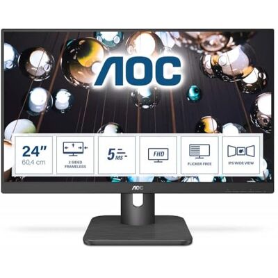 AOC 24E1Q IPS-paneel. 23,8 inch zwart AOC 24E1Q IPS-paneel. 23,8 inch zwart