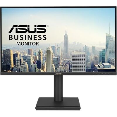 Asus BE27AQG 27 inch professionele monitor (QHD 2560 x 1440, IPS, 120 Hz, frameloos, HDMI, DisplayPort, stereoluidsprekers, in hoogte verstelbaar, ergonomisch design, Eye Care, wandmontage) Asus BE27AQG 27 inch professionele monitor (QHD 2560 x 1440, IPS, 120 Hz, frameloos, HDMI, DisplayPort, stereoluidsprekers, in hoogte verstelbaar, ergonomisch design, Eye Care, wandmontage)