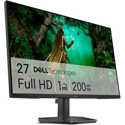 Dell 27 Gaming Monitor SE2725HG, Full HD (1920x1080), 200Hz, Fast IPS 1ms, AMD FreeSync Premium, 99% sRGB, VESA (100x100mm), DisplayPort, 2 HDMI, 3 Jaar Garantie, Zwart Dell 27 Gaming Monitor SE2725HG, Full HD (1920x1080), 200Hz, Fast IPS 1ms, AMD FreeSync Premium, 99% sRGB, VESA (100x100mm), DisplayPort, 2 HDMI, 3 Jaar Garantie, Zwart