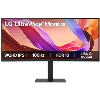 LG UltraWide 34U650A-B 34 inch Ultra Large PC Monitor IPS-paneel QHD-resolutie (3440 x 1440), 5ms GTG 100Hz, HDR 10, DCI-P3 99% (CIE1931), PBP, PIP, HDMI, Display Port 1.4 LG UltraWide 34U650A-B 34 inch Ultra Large PC Monitor IPS-paneel QHD-resolutie (3440 x 1440), 5ms GTG 100Hz, HDR 10, DCI-P3 99% (CIE1931), PBP, PIP, HDMI, Display Port 1.4