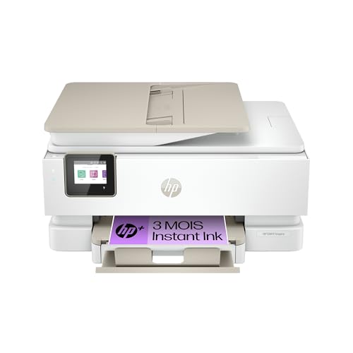 HP Envy Inspire 7920e multifunctionele printer inkjetprinter (+, printen, scannen, kopiëren, fotoprint, ADF, DIN A4, 4 kleuren CMYK, WLAN, Airprint) inclusief 3 proefmaanden  Instant Ink