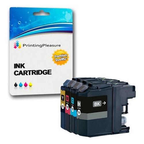 Printing Pleasure Set van 4 Printercartridges Compatibel met MFC-J6925DW   LC-12E