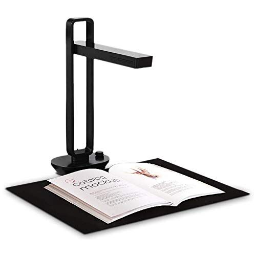 CZUR Aura X Pro Document Scanner, Draagbare Boek Scanner Document Camera met 14MP 180+ Talen OCR Led Tafel Bureau Smart Lamp AI Technologie voor Windows7/8/10/11, XP & Mac (met Ingebouwde Batterij)