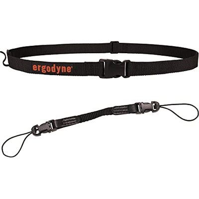 Ergodyne Squids 3135 Barcode Scanner Riem + Haak, Zwart, L Ergodyne Squids 3135 Barcode Scanner Riem + Haak, Zwart, L