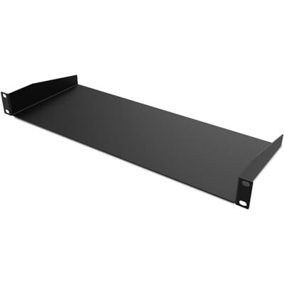Audibax Pro Rack Shelf 1U voor 19 Inch Rack, 150 mm Diepe Bodem, Vast Serverrack van Staal, Capaciteit 15 kg Audibax Pro Rack Shelf 1U voor 19 Inch Rack, 150 mm Diepe Bodem, Vast Serverrack van Staal, Capaciteit 15 kg