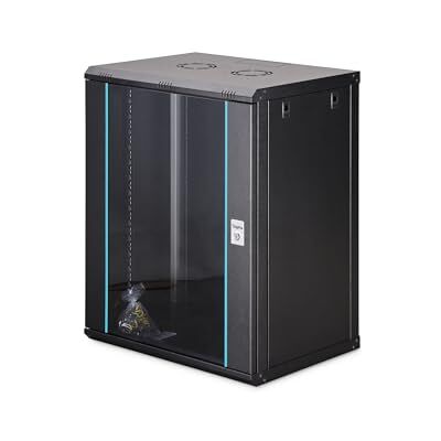 Digitus netwerkkast – 19-inch rack 16U – Ongemonteerd – Wandmontage – 450 mm diepte – 320 mm bruikbare diepte – 60 kg draagvermogen – Glazen deur – Dynamic-N-serie – Zwart Digitus netwerkkast – 19-inch rack 16U – Ongemonteerd – Wandmontage – 450 mm diepte – 320 mm bruikbare diepte – 60 kg draagvermogen – Glazen deur – Dynamic-N-serie – Zwart
