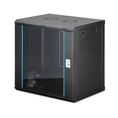 Digitus netwerkkast – 19-inch rack 12U – Ongemonteerd – Wandmontage – 450 mm diepte – 320 mm bruikbare diepte – 60 kg draagvermogen – Glazen deur – Dynamic-N-serie – Zwart Digitus netwerkkast – 19-inch rack 12U – Ongemonteerd – Wandmontage – 450 mm diepte – 320 mm bruikbare diepte – 60 kg draagvermogen – Glazen deur – Dynamic-N-serie – Zwart