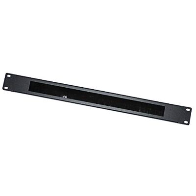 LINK Beschermplaat Kleur Zwart 1U met Borstel voor kasten Rack 19 LINK Beschermplaat Kleur Zwart 1U met Borstel voor kasten Rack 19