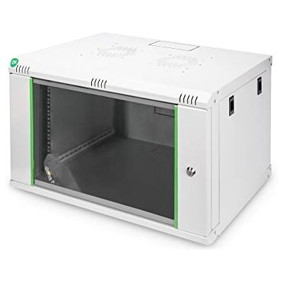 Digitus Netwerkkast – 19 inch rack – 7U – 450 mm diep – 320 mm maximale bruikbare diepte – wandmontage – belastbaar tot 60 kg – glazen deur – Dynamic Basic serie – grijs Digitus Netwerkkast – 19 inch rack – 7U – 450 mm diep – 320 mm maximale bruikbare diepte – wandmontage – belastbaar tot 60 kg – glazen deur – Dynamic Basic serie – grijs