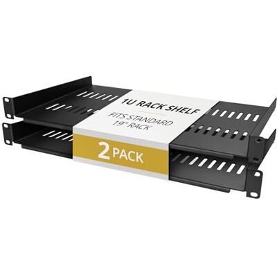 StarTech 2-Pack 1U Geventileerd Server Rack Schap, 25cm (CABSHELFV1U-2PK) StarTech 2-Pack 1U Geventileerd Server Rack Schap, 25cm (CABSHELFV1U-2PK)
