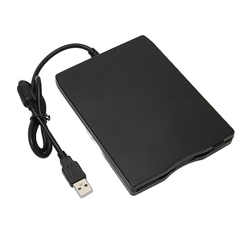 Bewinner Floppy Disk Reader, 3,5 Inch Externe USB Floppy Disk Drive voor Pc, 1,44 MB FDD Draagbare Floppy Disk voor Pc Windows XP 7 8 10 11, Plug and Play