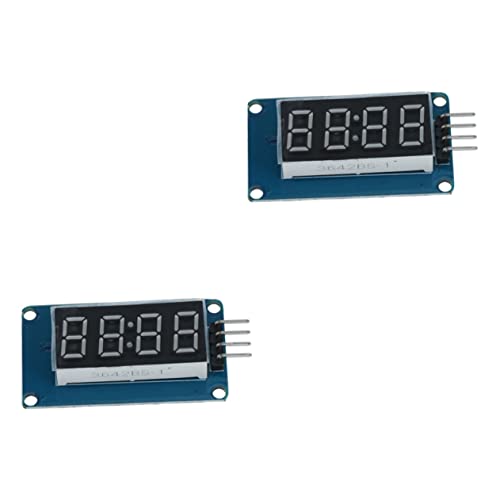 Toyvian Lcd-scherm 2 Stuks 4 4-bits Digitale Module Buis Display Module Buis Driver Bord Module Voor Buis Nummer Weergavemodule Lcd-displaymodule