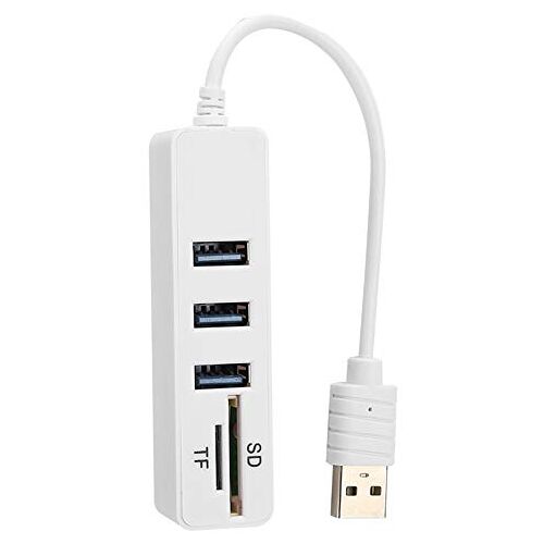 Aeun Praktische High-speed USB-hub, Hoogwaardige USB3.0-poorthub, Windows 2000 voor Windows XP Windows 7/8/10 Vista