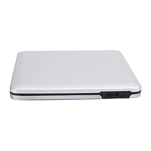 Jectse Externe DVD Drive USB 3.0 Externe DVD/CD-RW Drive Brander Drive Brander Plug and play met USB kabel (zilver)