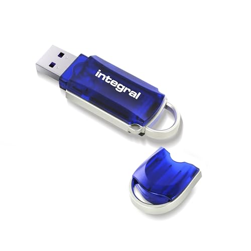 Integral Memory Courier INFD128GBCOU 128GB USB-stick koningsblauw, zilver, blauw