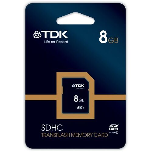 Imation TDK 8GB SDHC geheugenkaart klasse 4 geheugenkaarten (8 GB, SDHC, klasse 4, zwart)