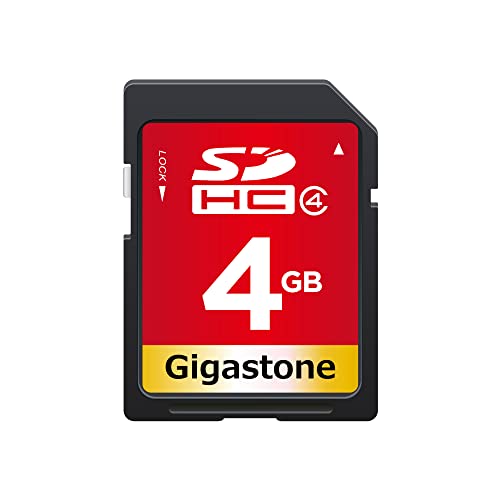 Gigastone 4GB SD geheugenkaart, SDHC, C4, klasse 4, geschikt voor muziek, fotocamera’s, compactcamera’s, computer, Macbook pro 2015 of ouder, Mac POS, DSC, HD video’s, leessnelheid tot wel 80 MB/s