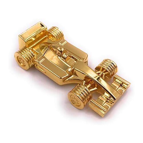 H-Customs F1 Auto raceauto goud op metaal USB stick 8GB 16 GB 32 GB 64 GB USB 2.0-3.0 64GB