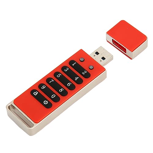 Tuwei Flashdrive, Gecodeerde USB-drive USB 3.1 FAT32 Plug-and-Play Snel Lezen Zinklegering ABS voor Financiële Toepassingen (128 GB)