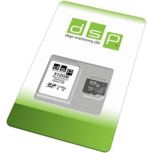 DSP Memory 512 GB geheugenkaart (A1, V30, U3) voor Samsung Galaxy S9