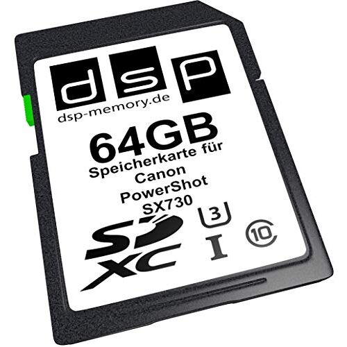 DSP Memory 64GB Ultra High Speed geheugenkaart voor Canon PowerShot SX730 digitale camera