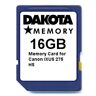 DSP Memory 16 GB Memory Card voor Canon IXUS 275 HS