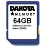 DSP Memory 64 GB Memory Card voor Nikon D5300