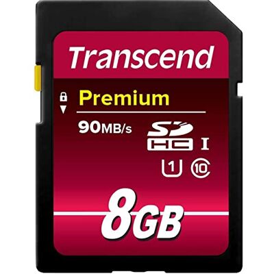Transcend TS8GSDU1 8GB SDXC/SDHC Class 10 UHS-I geheugenkaart Transcend TS8GSDU1 8GB SDXC/SDHC Class 10 UHS-I geheugenkaart