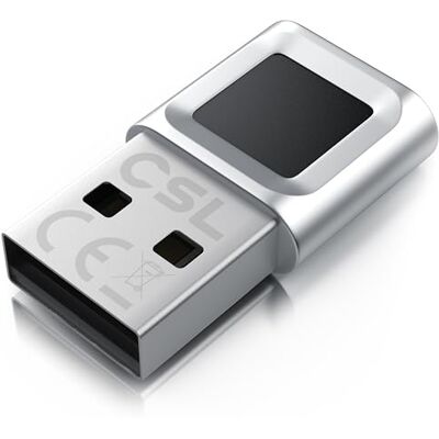 CSL-Computer CSL USB vingerafdruksensor voor PC Fingerprint Key tot 10 ID's compatibel met Windows 11 ondersteunt tot 10 ID's Plug & Play Rondom detectie aluminium CSL-Computer CSL USB vingerafdruksensor voor PC Fingerprint Key tot 10 ID's compatibel met Windows 11 ondersteunt tot 10 ID's Plug & Play Rondom detectie aluminium