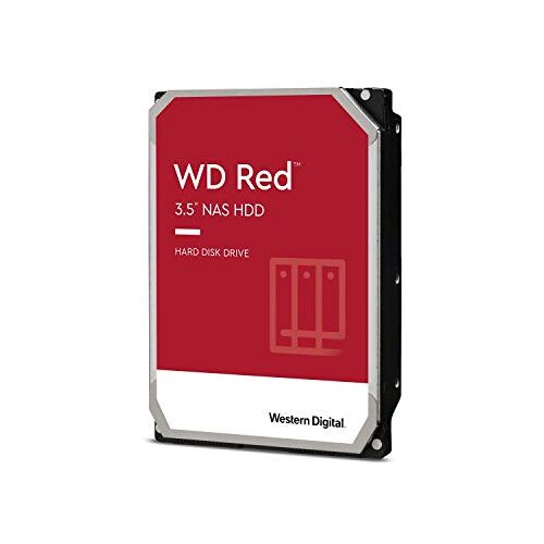 Western Digital Western Digita WD Red interne harde schijf 6 TB (3,5 inch, NAS-harde schijf, 5400 rpm, SATA 6 Gbps, NASware-technologie, voor NAS-systemen die continu in bedrijf zijn) rood