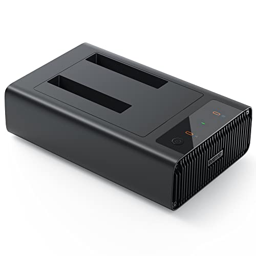 Inateck USB 3.2 Gen 2 harde schijf dockingstation, alleen voor 2,5 inch SATA SSD/HDD, met klon-software, FD2025