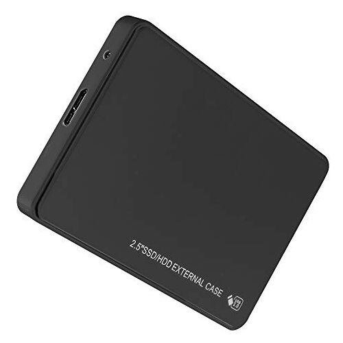 ASHATA Externe Harde Schijf, USB C Harde Schijf Behuizing 2,5 Inch Behuizing voor Externe Mobiele Harde Schijven ABS 5-GB/s-overdracht HDD-Box USB3.0, voor WindowS7/XP/Vista,