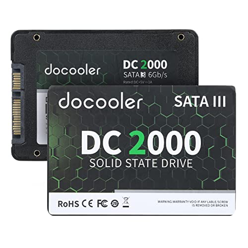 burko Solide, stabiele drive, DC2000 128 GB 2,5 inch SSD interne solide stabiele drive III-interface, snelle lees- en snelheid voor pc, laptop