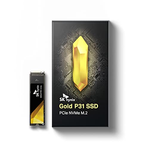 SK Hynix Gold P31 1TB PCIe NVMe Gen3 M.2 2280 interne SSD   Tot 3500 MB/S   Compacte M.2 SSD-vormfactor SSD   Interne Solid State Drive met 128-laags NAND-flitser