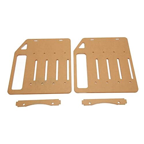 ASHATA 3,5 Inch Harde Schijf Beugel, Acryl DIY Harde Schijf Beugel, DIY 3,5 Inch Harde Schijf Plank HDD Transparante Kooi, Eenvoudig Te Installeren, voor 3,5 Inch Harde Schijf (4 lagen)