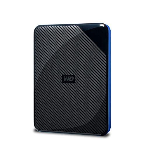 WD 4TB Gaming Drive Portable HDD works with Playstation 4