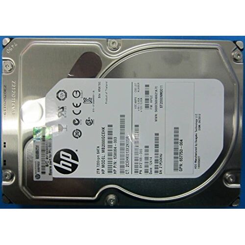 HP Enterprise 2TB non-hot-plug SATA HDD 2000GB SATA interne harde schijf interne harde schijven (3.5 inch, 2000 GB, 7200 tpm, SATA, harde schijf)