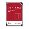 Western Digital WD Red Plus NAS harde schijf 2 TB (NASware-firmware voor compatibiliteit, 3,5 inch, 7200 RPM, SATA 6 Gb/s, CMR, Werkbelasting 180 TB/jaar)