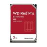 Western Digital WD Red Pro NAS Harde Schijf 2 TB (NASware-firmware Voor Compatibiliteit, 3,5 inch, 7200 RPM, SATA 6 Gb/s, CMR, Werkbelasting 180 TB/jaar)