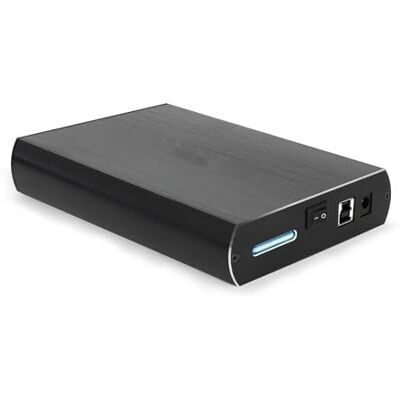 Brightium Externe behuizing van 3,5 inch, compatibel met SATA harde schijven, USB 3.0/3.1 Gen1 voor snelle gegevensoverdracht, zwart, robuust en draagbaar ontwerp voor eenvoudige bediening en veilige opslag Brightium Externe behuizing van 3,5 inch, compatibel met SATA harde schijven, USB 3.0/3.1 Gen1 voor snelle gegevensoverdracht, zwart, robuust en draagbaar ontwerp voor eenvoudige bediening en veilige opslag