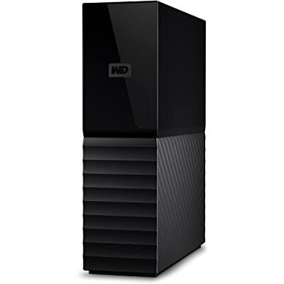 WD My Book 18 TB Desktopopslag (SuperSpeed USB-poort, 256-bits AES-hardwareversleuteling, met software voor apparaatbeheer, back-up en wachtwoordbeveiliging, 3 jaar beperkte garantie) Zwart WD My Book 18 TB Desktopopslag (SuperSpeed USB-poort, 256-bits AES-hardwareversleuteling, met software voor apparaatbeheer, back-up en wachtwoordbeveiliging, 3 jaar beperkte garantie) Zwart