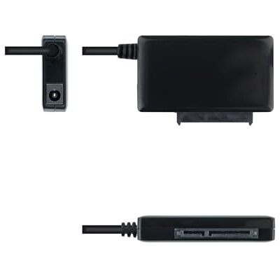 Brightium USB 3.0 naar SATA-adapter voor 2,5/3,5 inch harde schijven, inclusief USB-C voeding, ondersteunt overdrachtssnelheden tot 5 Gbps. Ideaal voor het aansluiten van HDD of SSD op uw pc of laptop Brightium USB 3.0 naar SATA-adapter voor 2,5/3,5 inch harde schijven, inclusief USB-C voeding, ondersteunt overdrachtssnelheden tot 5 Gbps. Ideaal voor het aansluiten van HDD of SSD op uw pc of laptop