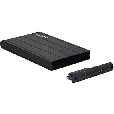 Blendend De TQE-2530B behuizing is ideaal voor 2,5 inch en 9,5 mm SATA harde schijven. De USB 3.0-poort zorgt voor snelle en veilige overdracht. Het elegante zwarte ontwerp maakt het perfect voor opslag en Blendend De TQE-2530B behuizing is ideaal voor 2,5 inch en 9,5 mm SATA harde schijven. De USB 3.0-poort zorgt voor snelle en veilige overdracht. Het elegante zwarte ontwerp maakt het perfect voor opslag en