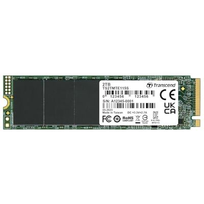 Transcend SSD 2TB M.2 MTE115S (M.2 2280) PCIe Gen3 x4 NVMe Transcend SSD 2TB M.2 MTE115S (M.2 2280) PCIe Gen3 x4 NVMe
